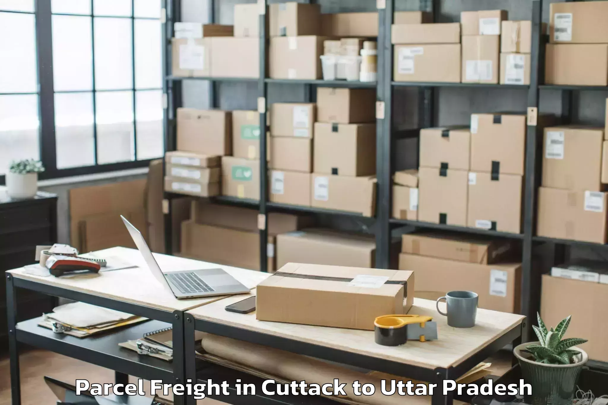 Top Cuttack to Handiya Parcel Freight Available